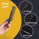 thumbnail image 3 of Cepillo de pelo de cerdas de jabalí – Sinide Mini mango de madera de haya natural cojín masaje desenredante cepillo de pelo para mujeres hombres largo grueso fino rizado ondulado cepillo de pelo seco, 3 of 5
