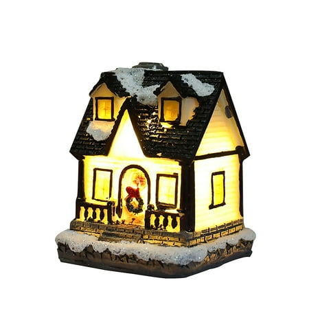 

House Resin Light Warm-Light Practical Delicate Shape Decoration House