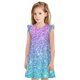 thumbnail image 1 of Fotbe Multicolor Glitter Vestido de Dormir para Niñas de 3 a 10 Años, Mangas Cortas, Estilo Princesa, Pijama Camisón con Mangas Voladas-Medium, 1 of 6