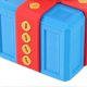 thumbnail image 3 of Boîte cadeau amusante imprimée en 3D avec vis, idéale pour ranger jouets et décorations de Noël, bleu et rouge, 3 of 4
