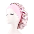 thumbnail image 2 of Gorro de para mujer, elástica, para dormir, cabello natural, cabello Rosado Yuyangstore Gorra de capó floral satinado, 2 of 6
