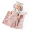 thumbnail image 4 of Edollable Juego de juguetes para muñecas de 12 pulgadas con accesorios Incluye portabebés Moisés Cama Chupete y manta Primera muñeca para niñas pequeñas de 3 años o más, 4 of 6