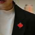 thumbnail image 4 of 2025 New Canada Flag Pin Canadian National Lapel pins Enamel Made of Metal Souvenir Men Women Patriotic, 4 of 7