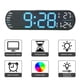 thumbnail image 4 of Reloj De Pared Digital Grande De 13,7 Pulgadas Con Control Remoto, Reloj Despertador Digital Con Alarma Dual Con Pantalla LED Grande, Visualización De Temperatura De Fecha Semana, 4 of 7