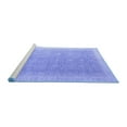 thumbnail image 2 of Ahgly Company Machine Washable Indoor Rectangle Oriental Blue Modern Area Rugs, 5' x 7', 2 of 4