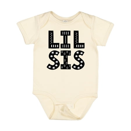 

Inktastic Little Sister Girl Clothes Outfit Gift Baby Girl Bodysuit