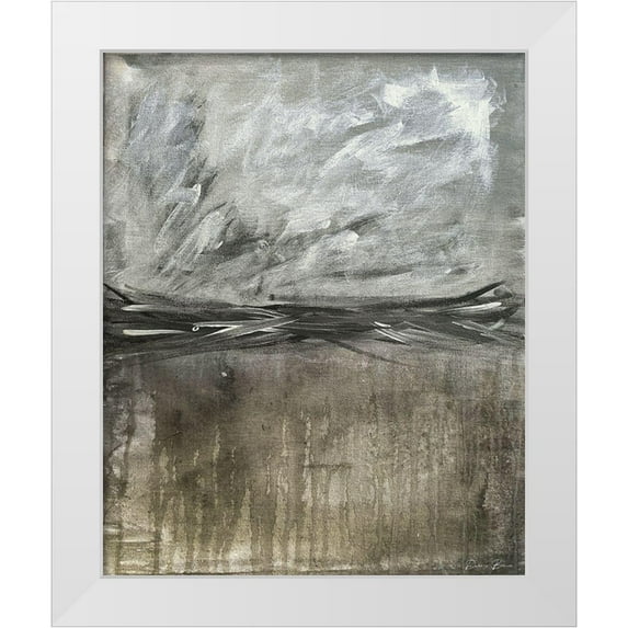 Brown, Denise 20x24 White Modern Wood Framed Museum Art Print Titled - Inclination 1
