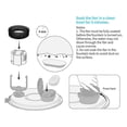 thumbnail image 2 of Cat Water Fountain Filters for 108Oz/3.2L and 67Oz/2L Adjustable Water Flow Pet Water Fountain,Cat W, 2 of 5