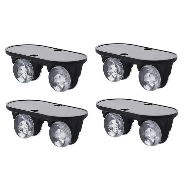 4x Mini ruedas giratorias para muebles pequeños, ruedas giratorias, polea adhesiva, pasta de bajo ruido, caja de almacenamiento de movimiento rápido, shamjiam ruedas giratorias