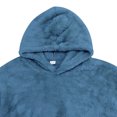 thumbnail image 6 of Chiccall Mens Fleece Hoodies Warm Comfy Fuzzy Hooded Pullover Sweatshirts with Pocket, 6 of 8
