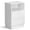 White, variant on Hassch Two-Drawer Nightstand with Shelf, Modern White Bedside Table, Handleless Design, Space-Saving Storage Solution (15.75"L x 11.81"W x 23.62"H)