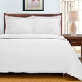 thumbnail image 2 of Egyptian Cotton 700 Thread Count Duvet Set, King/ California King, White, 2 of 3