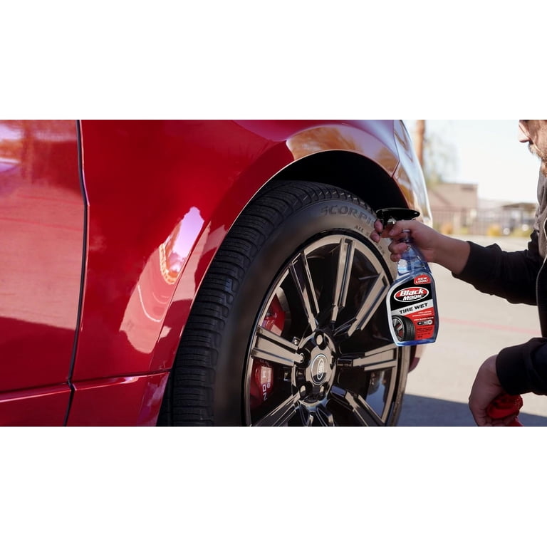Black Magic Tire Wet Spray, 23 oz, Long-Lasting High Gloss photo 5