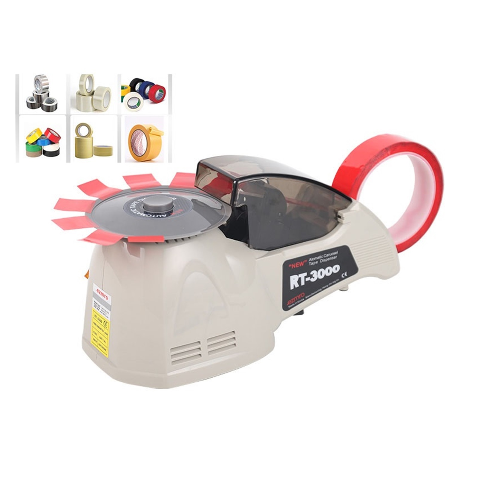 Automatic Tape Cutting Machine, Paper Dispenser Adhesive Cutter Packaging Machine, Tapes Slitting Machine 60mm Width Tools ,High Efficiency