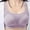 Gray, variant on Women's High Impact Racerback Bra Women's Embroidery Thin Style Ventilate Large Size Bra without Steel Rim Beige L