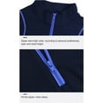 thumbnail image 4 of Jumpingount Ropa deportiva para mujer, sudadera de manga larga para Yoga, ropa con forma para trotar, conjunto de gimnasio elástico elástico fino térmico conjuntos de ropa Negro-Naranja Rojo XXL Jumpingount AP013544-15, 4 of 6