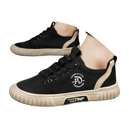 Mepaouo Women Canvas Sneaker Slip On Casual Shoes Trendy Walking Flats Low Top Loafers for Men