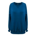 thumbnail image 5 of FDGIU Women's Oversized Sweatshirts 2025 - Fleece Pullover Crewneck Long Sleeve, Comfy Fall Winter Tops Casual Outfits, 5 of 5