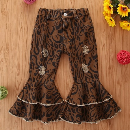 

Simplmasygenix Children s Day Baby Romper Clearance Toddler Kids Baby Girls Solid High Waist Denim Ripped Bell Bottoms Jeans