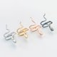 thumbnail image 3 of Love earrings for female doctors and nurses medical color stethoscope shaped wooden earrings jewelry Couple jewelry Valentine's Day gift, 3 of 5