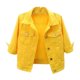thumbnail image 3 of Chaqueta vaquera corta ligera con mangas 3/4 para mujer, 3 of 4