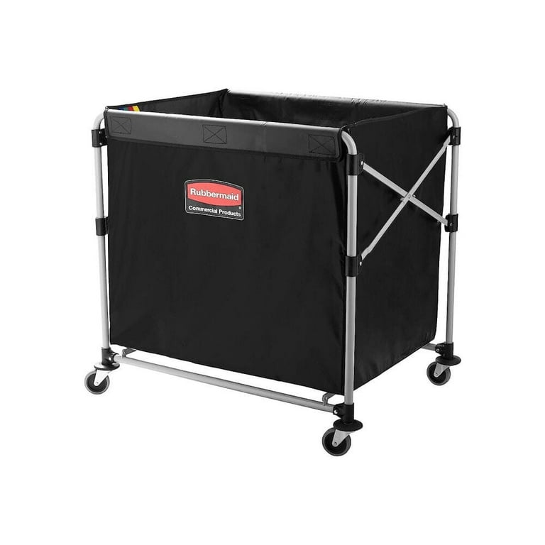 Rubbermaid Commercial Collapsible X-Cart, Large Rolling Cleaning