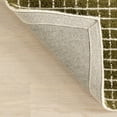 thumbnail image 3 of Rugs USA Melrose Checked Wool Area Rug, 4' x 6', Melrose Moss, 3 of 8