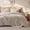 01-Beige, variant on 2-in-1 Queen Comforter Set and Detachable Fluffy Blanket, Beige Bedding Set for All Season Use, Includes 2 Pillow Shams, 2 Pillowcases