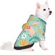 thumbnail image 2 of Fotbe Elephant and Flowers Sudadera con Estampado para Perros Pequeños – Suéter con Capucha para Mascotas, Tela Suave de Forro Polar con Bolsillo-Large, 2 of 7
