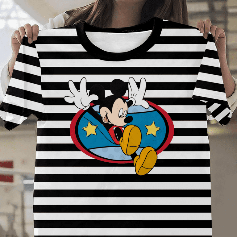 Mickey mouse cheap striped shirt