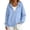 Sky Blue, variant on Women's Lightweight Full Zip Hoodie Long Sleeve Sweatshirt Casual Drawstring Comfy Track Jacket with Pocket for Daily Wear