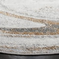 thumbnail image 3 of SAFAVIEH Orchard Edweena Modern Area Rug, Grey/Gold, 3' x 3' Round, 3 of 8