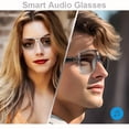 thumbnail image 5 of smart Glasses with Blue Light Filter, Voice Assistant & Dual Microphones - Wireless Sport Fashion Glasses for Music, Calls, - Rechargeable TR Frame PC Glasses - Perfect Gift for Men & Women, 5 of 10