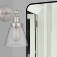 thumbnail image 2 of 616-1W-SN-G64 Innovations Lighting Cone - 1 Light Wall Sconce In Industrial Style-10 Inches Tall and 6.5 Inches Wide-Brushed Satin Nickel, 2 of 3