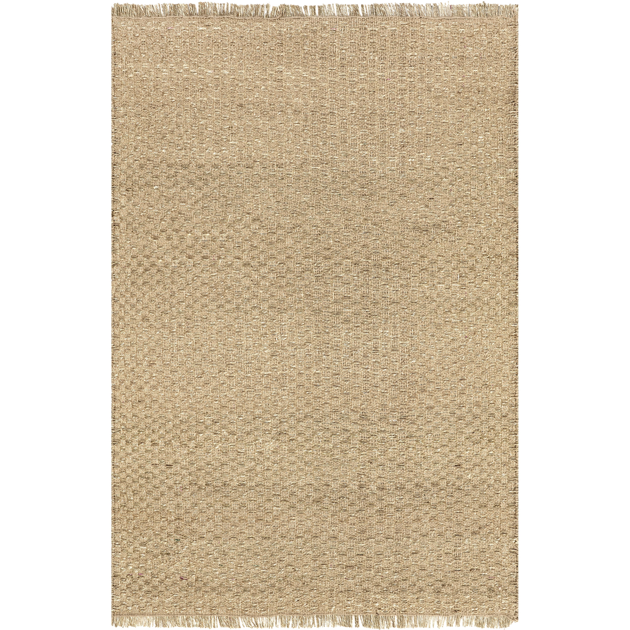 nuLOOM Tanya Casul Seagrass Fringe Area Rug, 5' x 8', Natural