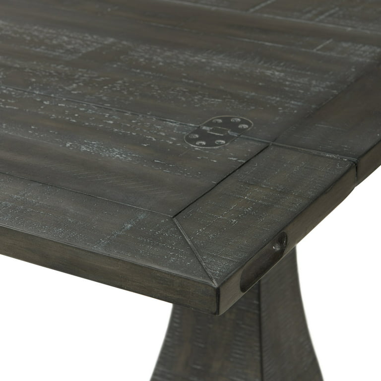 Martin Svensson Home Napa Solid Wood 60 In. Pedestal Flip Top Sofa Console  Table 
