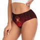 thumbnail image 2 of Balery Black Spider Web With Spiders Ropa Interior de Algodón para Mujer con Dibujo – Braguitas Cómodas y Elásticas, Estilo Clásico-XX-Large, 2 of 6