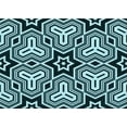 thumbnail image 1 of Ahgly Company Machine Washable Indoor Rectangle Transitional Deep Teal Green Area Rugs, 2' x 3', 1 of 7