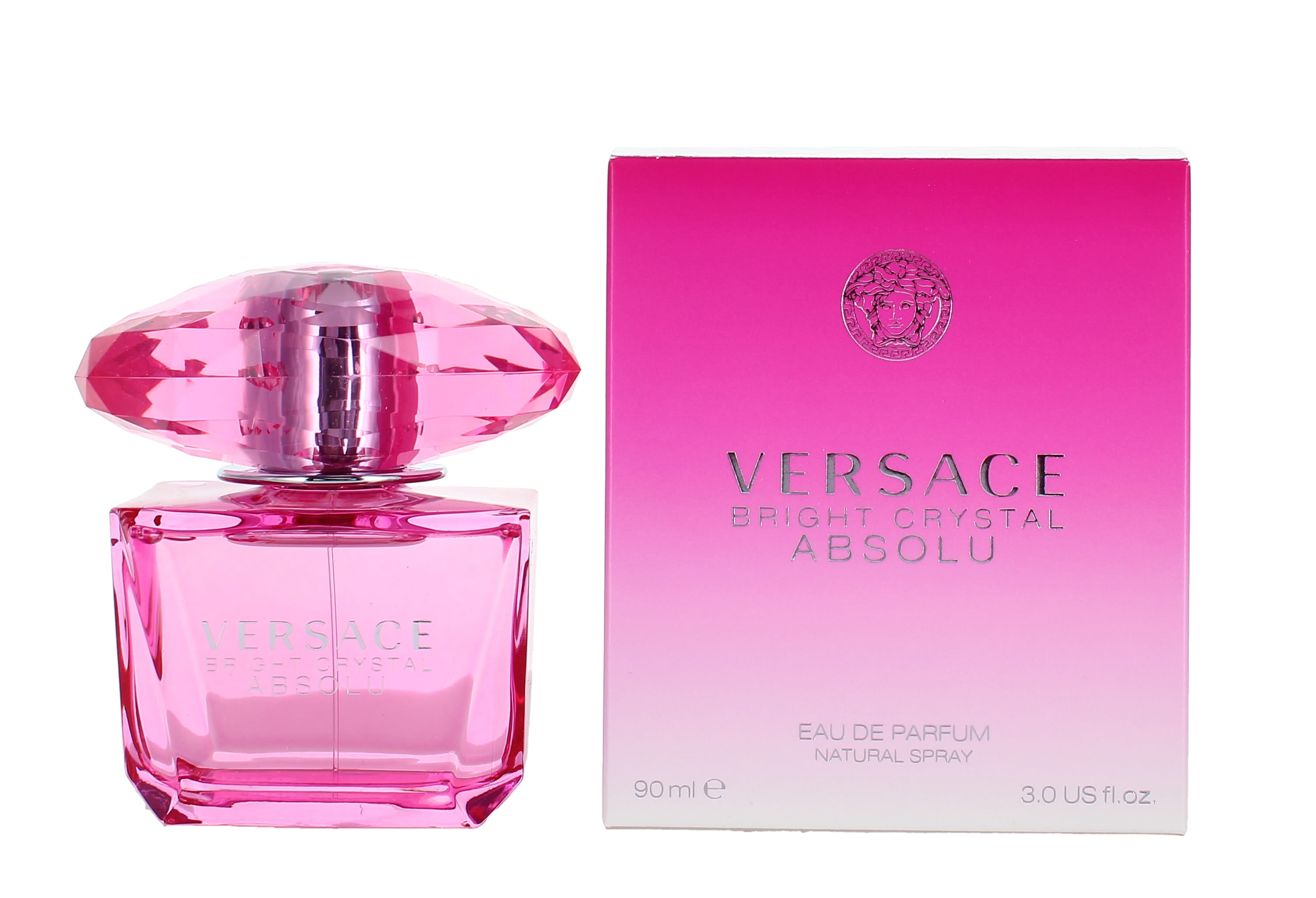 Versace Bright Crystal Absolu Eau De Parfum, Perfume for Women, 3.0 Oz