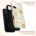 thumbnail image 4 of Cute Farmhouse Patchwork Phone Case with Tractors, Ducks, Windmills, Carrots & Rustic Farm Pattern in Soft Pastels, Vintage Farm Animal Cover for iPhone 16 15 14 13 12 11 Pro Max Mini, 4 of 6
