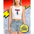 thumbnail image 3 of Marvel Spider-Man Womens Graphic Tees Short Sleeve Crop Top & Tank Top Graphic T-Shirts for Women, 3 of 7