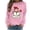 Pink Sweatshirts Jsaierl, variant on Jsaierl Women's Christmas Sweatshirts Funny Snowman Graphic Sweatshirt Party Work Pullover Crewneck Holiday Long Sleeve Tops S-2XL