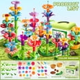 thumbnail image 4 of Lucky Doug Flower Garden Building Toys for Toddler Girls Ages 3-5-8, 81 Pcs Flower Garden Stem Toys, 3 4 5 6 7 8 Years Old Girls Gifts, 4 of 10