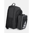 thumbnail image 3 of Reebok Kids' Charlie 17" Laptop Backpack and Lunch Bag Set, 2-Piece, Black, 3 of 5