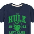 thumbnail image 3 of Marvel Hulk - Lift Club - Toddler And Youth Short Sleeve Graphic T-Shirt, 3 of 5