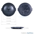 thumbnail image 5 of CookKing - Master Grill Pan, Korean Traditional BBQ Grill Pan - Stovetop Nonstick Indoor/Outdoor Smokeless BBQ Cast Aluminum Grill Pan, 5 of 5