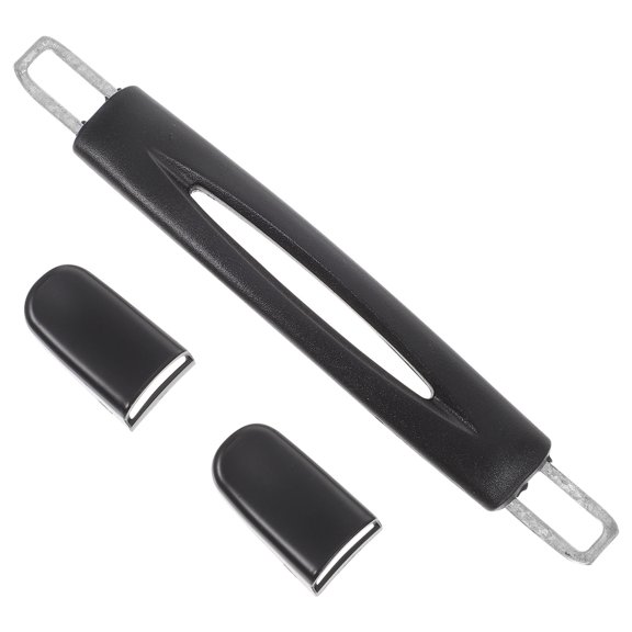 UPOUART Black Plastic Rectangular Luggage Handle Grip Replacement Set Wear Resistant Travel Suitcase Accessory