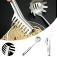 thumbnail image 2 of TIELUTT Pinces à Spaghetti en Acier Inoxydable Napperons Jetables pour Intérieur Table à Manger pour Bébé Ensemble de Table Dîner pour 4 Napperons Ronds pour Table à Manger Napperons Ronds, 2 of 8