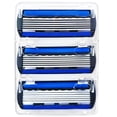 thumbnail image 2 of Repuestos para Maquina de Afeitar SmoothBlade6D 1Paq 1x3Cartuchos 6Hojas Flexible Lubricante Azul/Negro Acero Inoxidable, 2 of 2