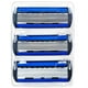 thumbnail image 2 of Repuestos para Maquina de Afeitar SmoothBlade6D 1Paq 1x3Cartuchos 6Hojas Flexible Lubricante Azul/Negro Acero Inoxidable, 2 of 2